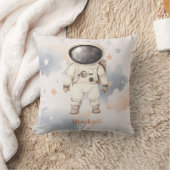 楽しい宇宙飛行士の子供用 クッション (ブランケット)