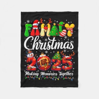 楽しい家族おそろいクリスマスパジャマ 202 フリースブランケット