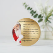 楽しい家族のクリスマスチェックリスト シーズンカード (スタンド正面)