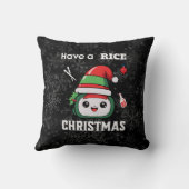 楽しい寿司クリスマス クッション (裏面)