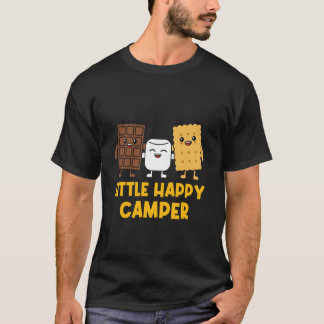 楽しい小さなキャンパーのたのしいグループハグ アウトドアキャンプ Tシャツ