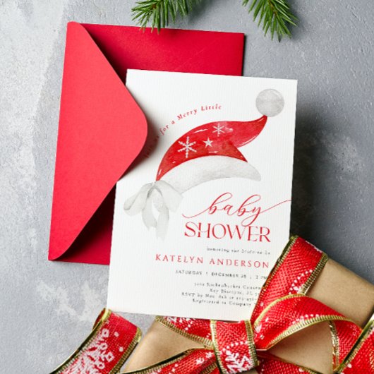 楽しい小さなベビーシャワーの招待状 招待状