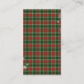 楽しい小さなベビーシャワーテディベアクリスマス エンクロージャーカード (裏面)