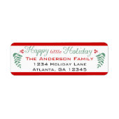 楽しい小さな休日を過ごす ラベル (正面)