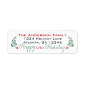 楽しい小さな休日を過ごす ラベル (正面)