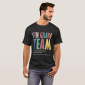 楽しい小学5年生チーム Tバック Tシャツ (正面フル)