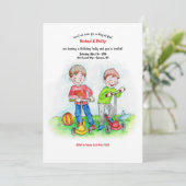 楽しい少年たちの遊び 招待状 (スタンド正面)