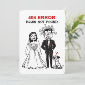 楽しい幸せな結婚 招待状 (スタンド正面)