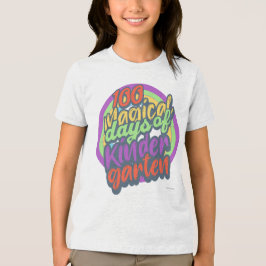 楽しい幼稚園100日目スパークル先生クラス トライブレンドTシャツ