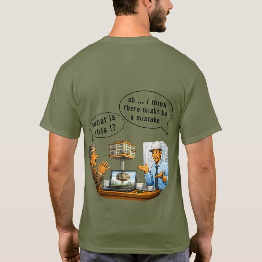 楽しい建築卒業Tシャツ Tシャツ (裏面)