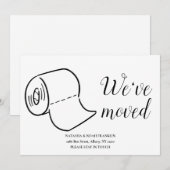 楽しい引越しのお知らせ 案内状 (正面/裏面)