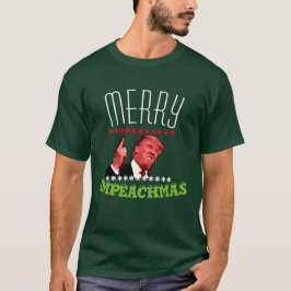 楽しい弾劾クリスマス敗者トランプTシャツ Tシャツ