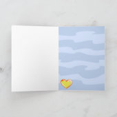 楽しい彼氏へのバレンタインカード カード (内部)