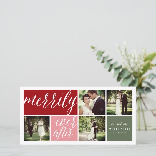 楽しい後にトレンディー色ブロック4写真 シーズンカード (スタンド正面)