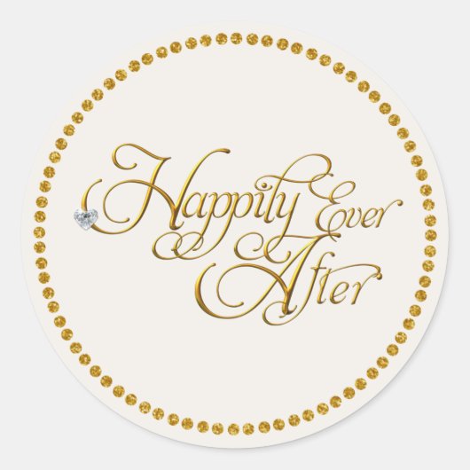 楽しい後のラウンドクラシックステッカー ラウンドシール (正面)