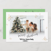 楽しい思い出パーソナライズされた:写真クリスマスカード シーズンカード (正面/裏面)