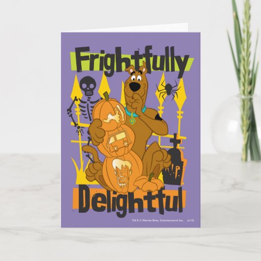 楽しい恐ろしのScooby-Doo カード (正面)