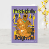 楽しい恐ろしのScooby-Doo カード (黄色い花)