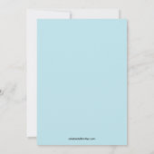 楽しい恐竜の誕生日パーティーへようこそ 招待状 (裏面)