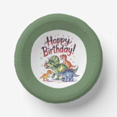 楽しい恐竜の誕生日  ペーパーボウル (正面)
