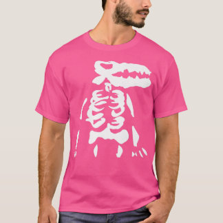 楽しい恐竜ワニクロコダイルサピエンスケルトンF Tシャツ