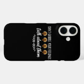 楽しい感謝祭のダジャレ 気持ちを飲み込まないで Case-Mate iPhoneケース (裏面 (横))