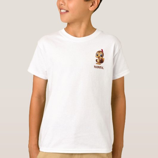 楽しい感謝祭の七面鳥 Tシャツ (正面)