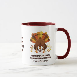 楽しい感謝祭TURDUCKEN マグカップ