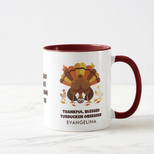 楽しい感謝祭TURDUCKEN マグカップ (右)