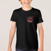 楽しい成長記録 2038年卒業クラス K-12 トライブレンドTシャツ (正面)