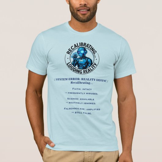 楽しい抵抗ロボットTシャツ Tシャツ (正面)
