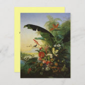 楽しい招待状、楽園の鳥~EZ2 招待状 (正面/裏面)