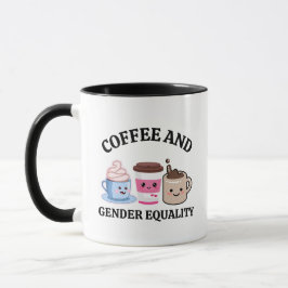 楽しい政治コーヒー LGBTQ ゲイプライド フェミニスト マグカップ