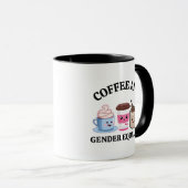 楽しい政治コーヒー LGBTQ ゲイプライド フェミニスト マグカップ (正面右)