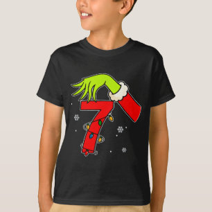 楽しい数字7のクリスマス 67 シックスセブン ミーム クリスマス メンズ Tシャツ