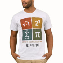 楽しい数学のなぞなぞ パイの日 Tシャツ