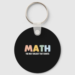 楽しい数学の先生 - 数学こそ唯一の教科 Funny Math Tea キーホルダー