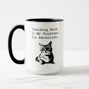 楽しい数学の冒険を教える先生の人生 マグカップ