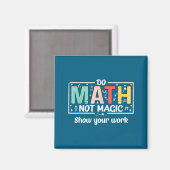 楽しい数学をしよう マジック数学の先生 マグネット (正面/裏面)