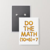 楽しい数学教師は数学をする (9x7)+4 缶バッジ (正面/裏面)