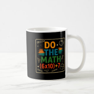 楽しい数学 67の式 教室の先生へのギフト コーヒーマグカップ