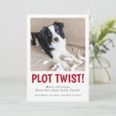 楽しい新しく家族になった子犬の写真 クリスマス (スタンド正面)