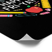 楽しい新学期コレクション ハッピー フリヤー 面白い ポスター (角)