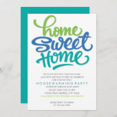 楽しい新居パーティーのご招待 招待状 (正面/裏面)
