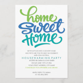 楽しい新居パーティーのご招待 招待状