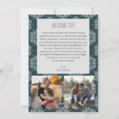 楽しい新年の写真カード シーズンカード (裏面)