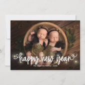 楽しい新年の写真カード シーズンカード (正面)
