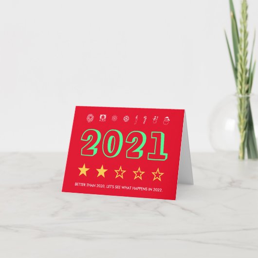 楽しい新年 クリスマス サンタ 赤い中国の (正面)