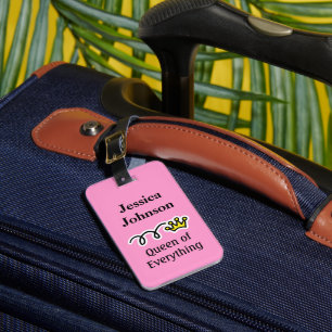 楽しい旅行用荷物タグ|全ての女王様 ラゲッジタグ