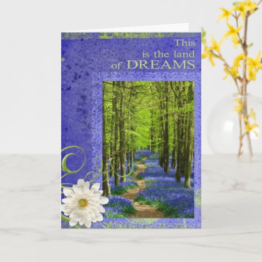 楽しい旅… カード (黄色い花)